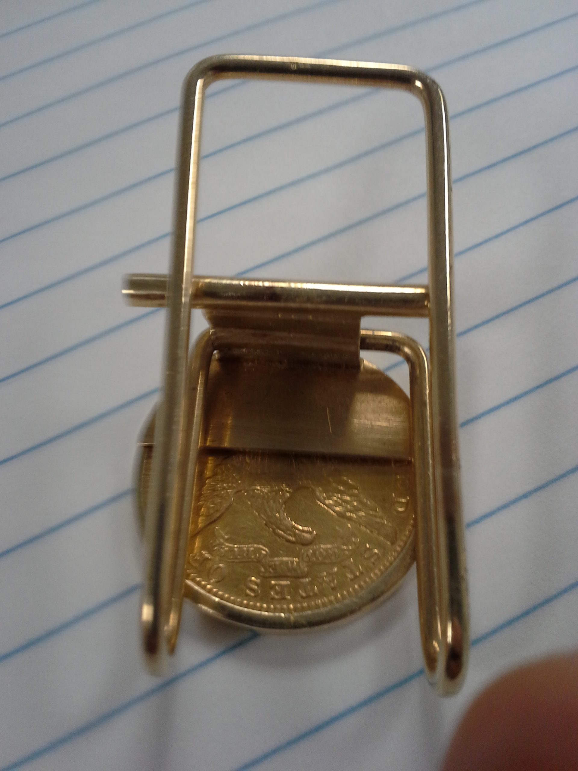 Eagle Gold Coin Money Clip Back Portland Gold Buyers, LLC