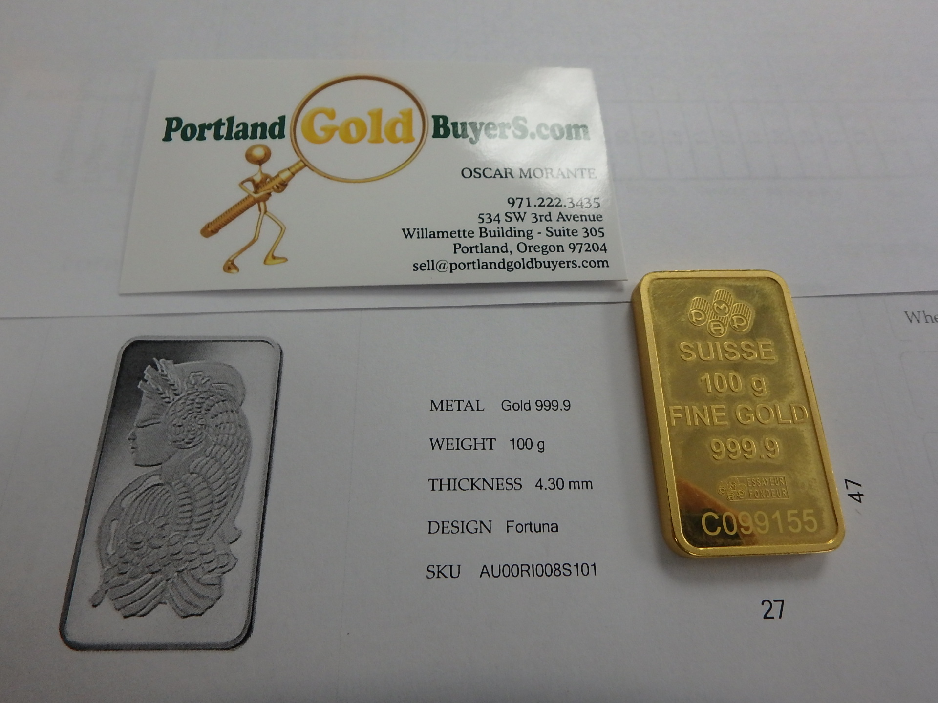 Portland Precious Metals Portland Gold Buyers, LLC