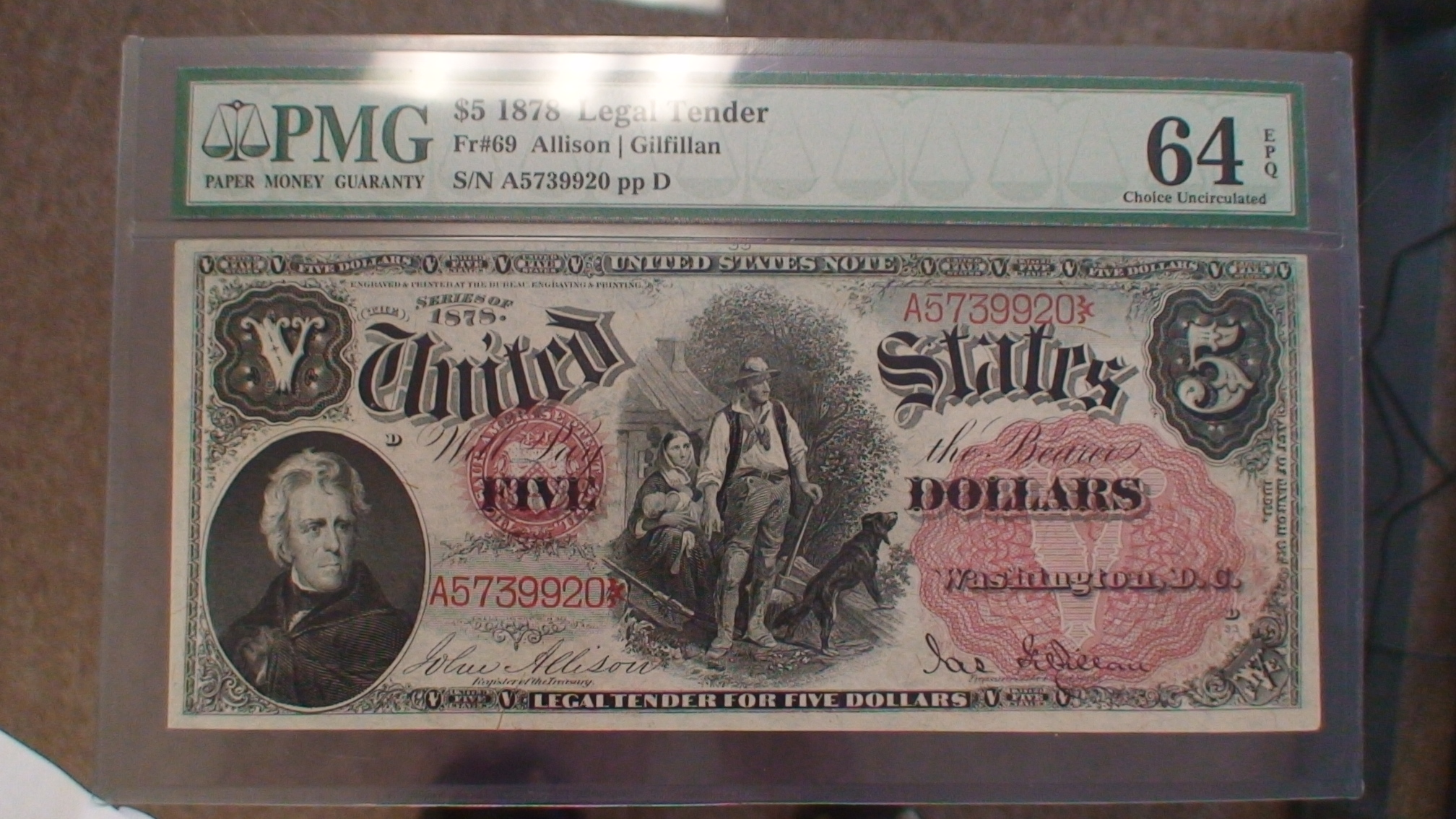 1875 US Note