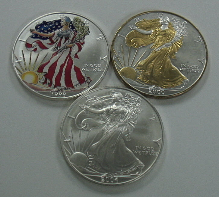 Colored American Eagle Coins