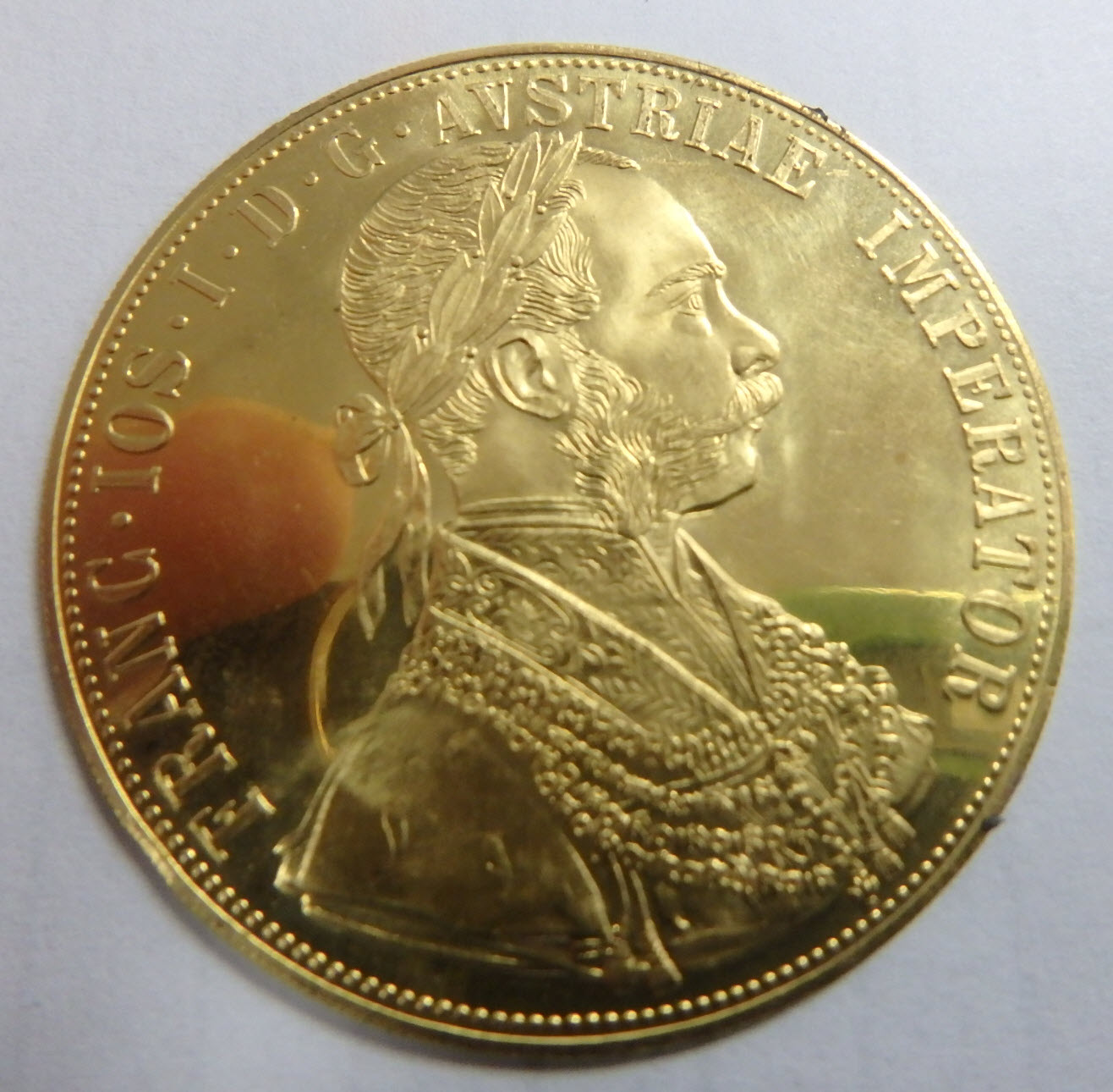 Austrian 4 Ducat Gold Coin Obverse – Portland Gold Buyers, LLC