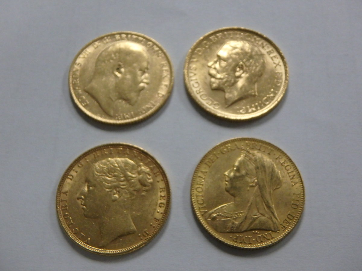 1 Pound British Sovereign GoldCoinObverse Portland Gold Buyers, LLC