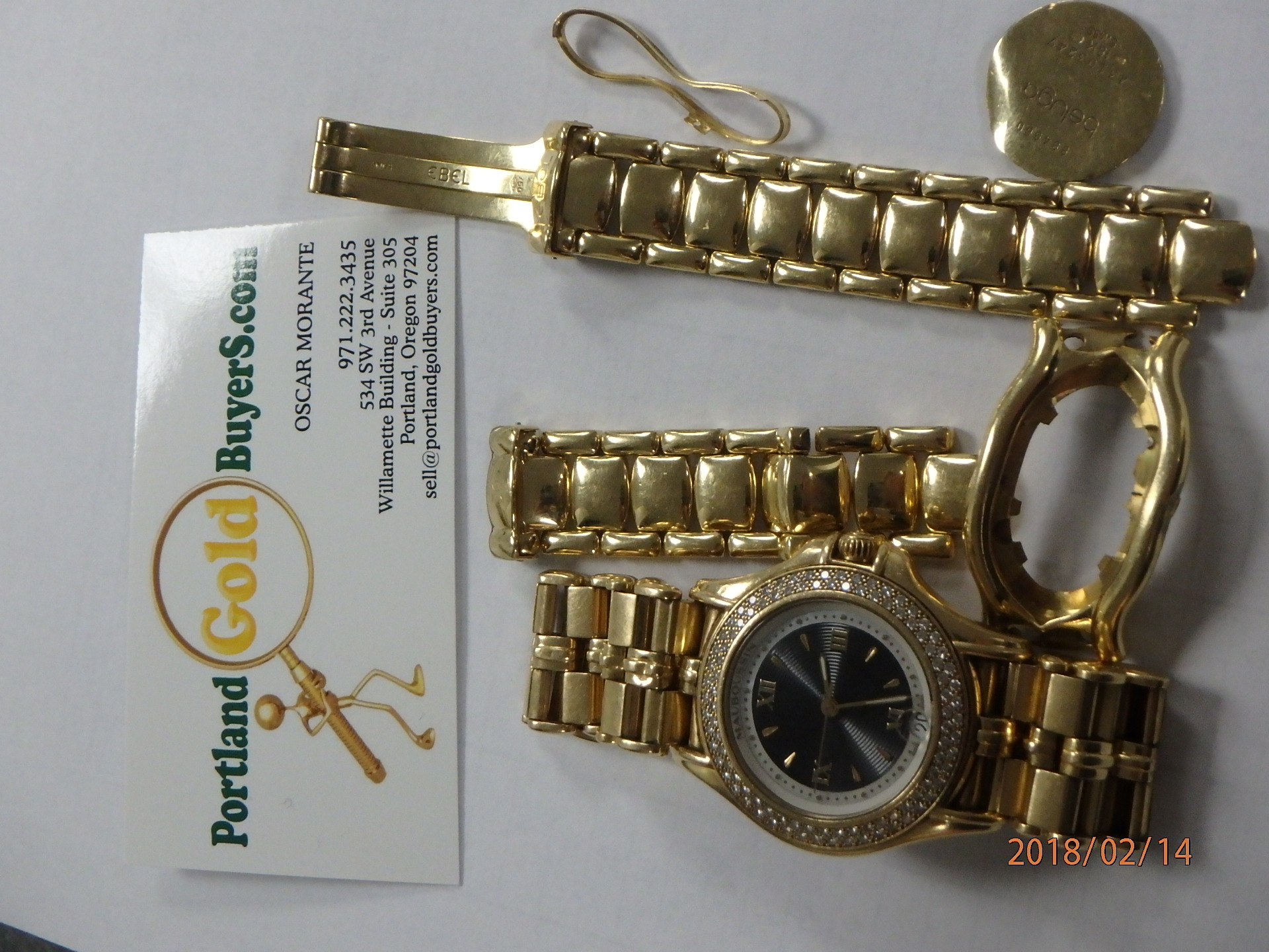 18k-watches-gold-scrap-lot-portland-gold-buyers-llc