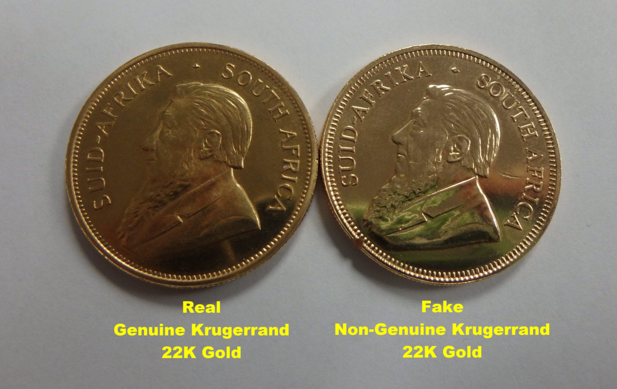 Non genuine. Fake Gold. Real Gold. Fake Gold young Prxspect.