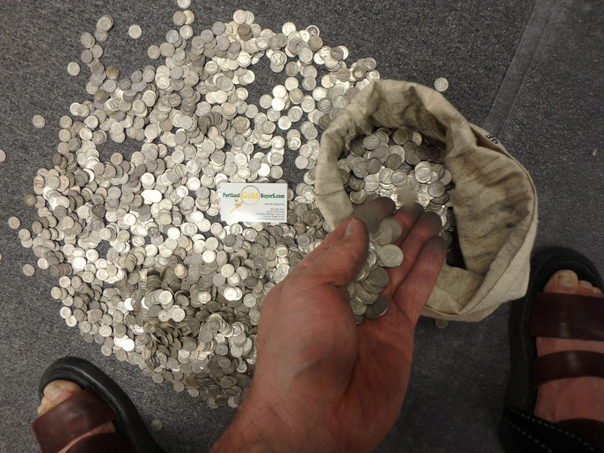 bags of silver coins for sale