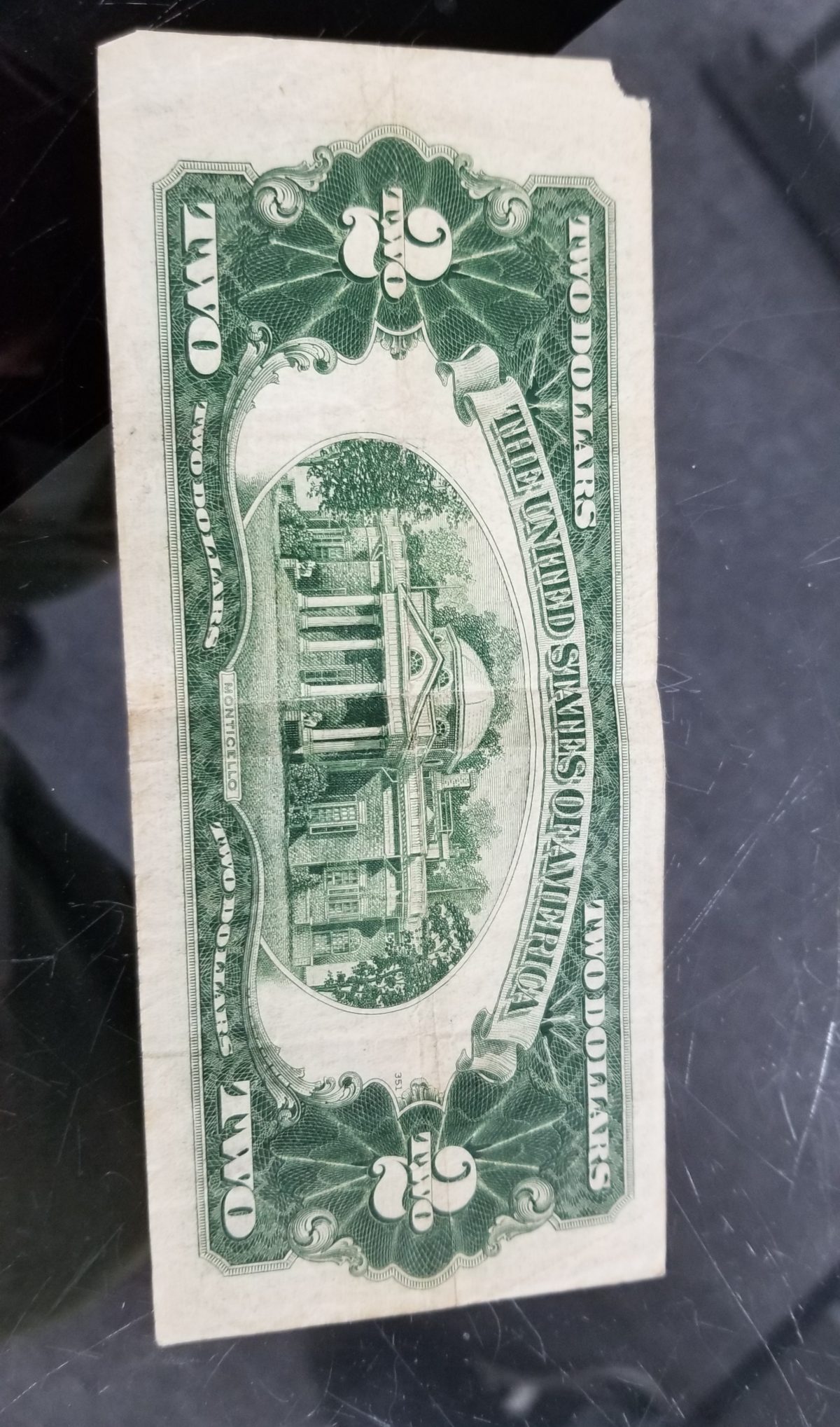 1953 Red 2 Dollar Bill - a2tm4ry