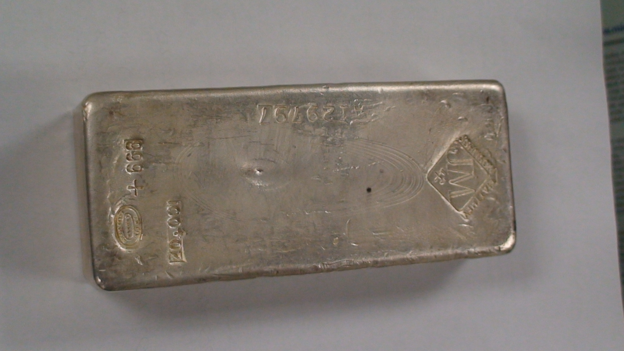 Johsonmathey100ouncebar Portland Gold Buyers, LLC
