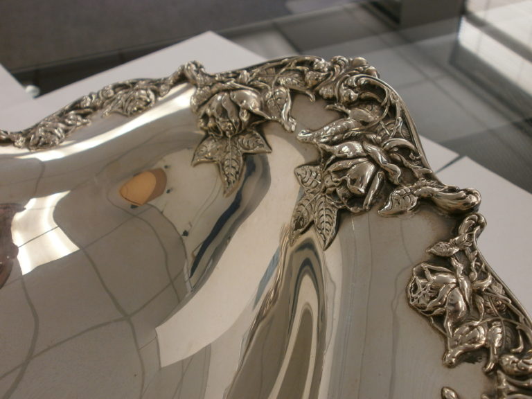 Sterling silver fruit plater closeup Portland Gold Buyers, LLC